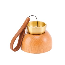 Orin Buddhist Altar, Modern Buddhist Altar, Pet, Public Service, Brass, Beautiful Tone, Mini Base, Buddhist Tools Set, Natural Wood, Fashionable, Portable, Natural