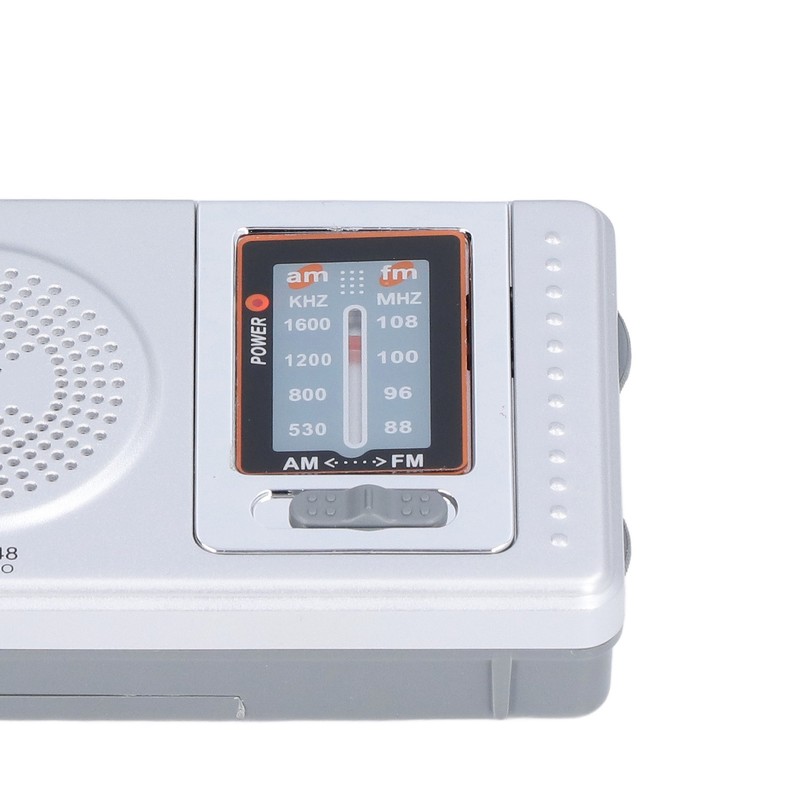 AM FM Radio Battery Power Supply Waterproof Plastic Material Portable
