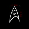 Star Fleet Engineering Insignia Sticker Decal Notebook Car Laptop 3"