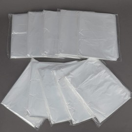 50 Pieces Disposable Cage Liners Disposable Rabbit Cage Liners Guinea Pig Cage Liner Bag Plastic Cage Liners Rabbit Litter Box Bag Small Animals Bedding Litter Pan Bag(95x70cm, Transparent)