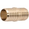 SharkBite 1-1/2 Inch Brass Crimp Coupling, PEX Pipe, PE-RT, UC0141