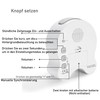 Hearkent Talking Alarm Clock with German Pleasant Voice, Backlight and