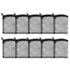 AQUANEAT 10pcs Aquarium Filter Media Bags, Fish Tank Coarse Mesh