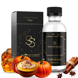 Luxury Hotel Diffuser Oil for Hotels and Homes - Aromatherapy Oils for use with an Essential Oil Diffuser at Home - Fragrance-Scent Diffuser Oil Blend (Pumpkin Spice) 4.05fl oz (120ml)