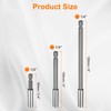 sourcing map 3pcs Magnetic Bit Holder 2.4" 4" 6" Length