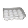 Dependable Industries inc. Essentials Stackable Plastic Covered Egg Tray Holder,