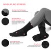 COOLMATE 3 Pairs Ruffle Pilates Socks with Grips for Women,