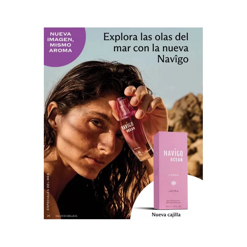 Navigo Ocean Femme Jafra Agua De Tocador Para Mujer 50