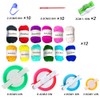 KNEWMART Pompom Maker, 5 Sizes Bobble Maker, Large Set, Fluff