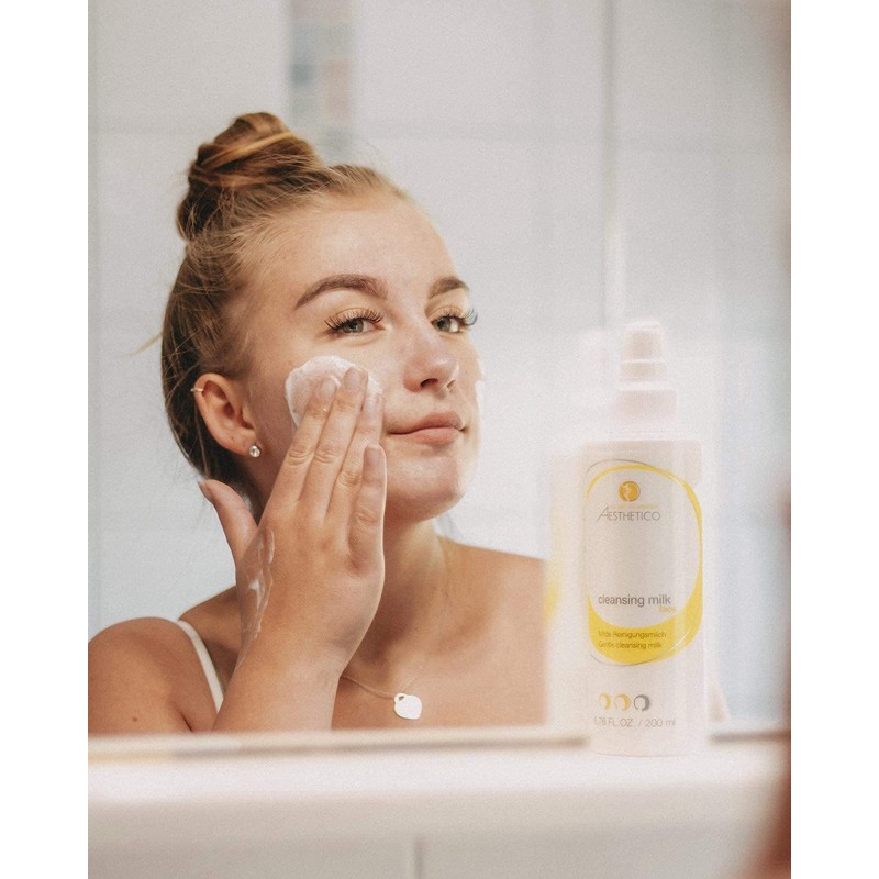 AESTHETICO Cleansing Milk - Mild Soap-Free Cleansing Milk for Dry