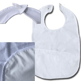 JEMIDI Seniors Bib for Adults Approx. 60 cm x 40 cm Senior Bib Adult Bib Senior Bib
