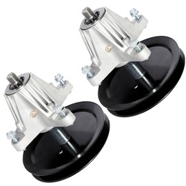 2 PACK 918-04865 Lawn Mower Spindle Assembly Replaces OEM 918-04636 918-04865A 618-04636 618-04636A 618-04865 Compatible for Cub Ca det MTD Troy B ilt Craf tsman LTX1045 LTX1046 LT2200 LT2500