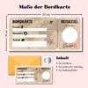 Travel voucher, scratch sticker, boarding pass, gift for couples, scratch