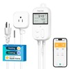 meross Smart Temperature Controller 15A 1800W, Smart Wi-Fi Thermostat Controlled