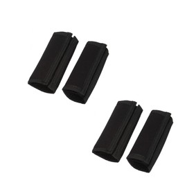 Mirhua Suitcase Handle Cover Protection Baby Stroller Suitcase Bag Handle Cover Handbag (Black) Set of 2