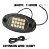 Winunite 4 Pods White Rock Lights 6000K Pure White UnderGlow