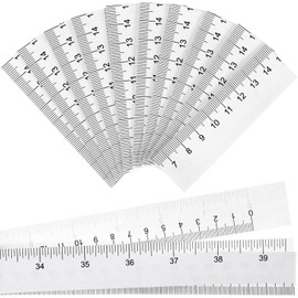 DOITOOL 100Pcs Paper Measuring Tape, 40/ 100CM Disposable Wound Measuring Rulers, Double- Sided Measuring Tape, Measurement Ruler, Wound Measurement Tools