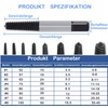 KEWAYO Professional Screw Extractor Set [8 Pieces Made of HSS