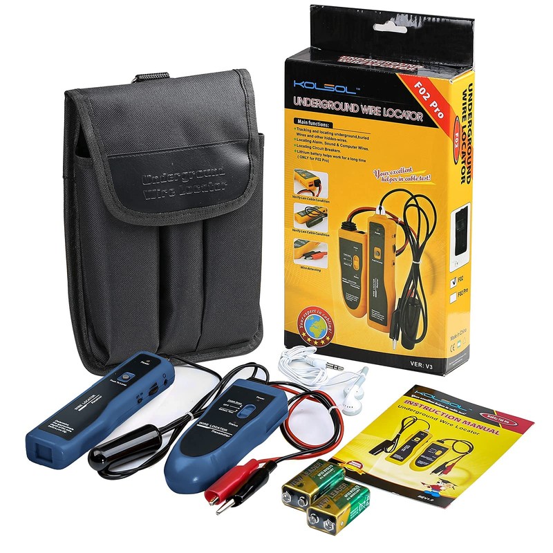 KOLSOL Underground Wire Locator & Cable Tester F02 Pro with