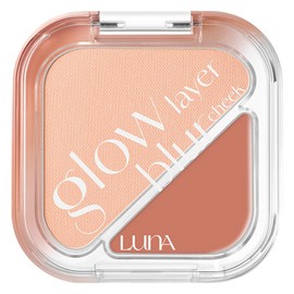 Luna Glow Layer Blur Cheek Blusher, 02 Cloudy Beige, 1 piece / 루나 글로우 레이어 블러 치크 블러셔, 02클라우디베이지, 1개