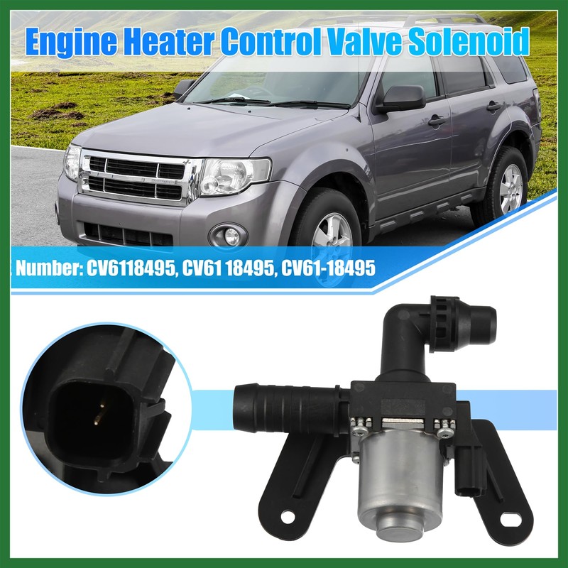 Motoforti CV6118495 CV61-18495 Engine Heater Control Valve Solenoid for Ford