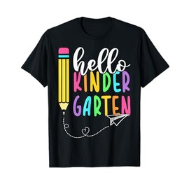 Hello Kindergarten Back to School Kindergarten Teacher Kids T-Shirt