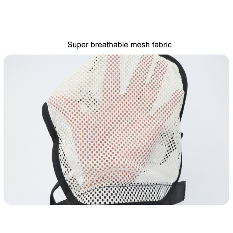 Catheter Leg Bag Holder with Elastic Strap Breathable Mesh Large