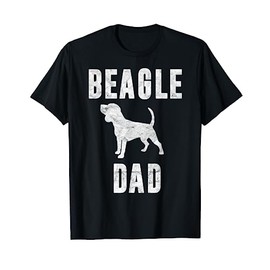 Vintage Beagle Dad Dog Daddy Beagle Father T-Shirt