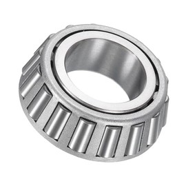 sourcing map 02475 Tapered Roller Bearing Cone and Cup, 1.25" Bore x 2.32" OD x 0.875" Thick, Chrome Steel Taper Bearing Set, ABEC-5