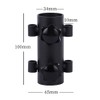 Geieold 2 x Awning Pole Fixing Tube Ground Bracket Windproof
