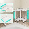 HapiRm Corner Shower Caddy Standing - 2 Tier Shower Organizer