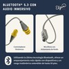 Elgin Discord Auriculares Bluetooth con Tapones, Audífonos Inalámbricos de Seguridad