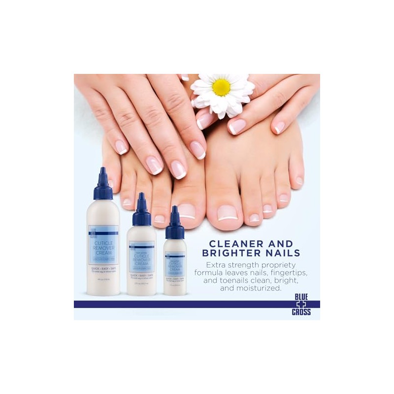 Blue Cross Crema Removedora De Cutículas Para Cutículas Secas Y