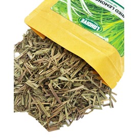 Lakdive Premium Dried Lemongrass Leaves – 100% Natural, Non-GMO, Hand-Harvested – Herbal Tea & Cooking Ingredient (2 oz/100g)