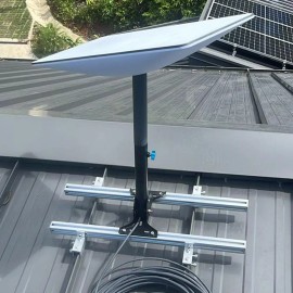 Starlink Mounting Kit for Standing Seam Metal Roof with Starlink Pipe Adapter