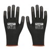 Pack of 12 or 24 Black Safety Work Gloves, Outdoors