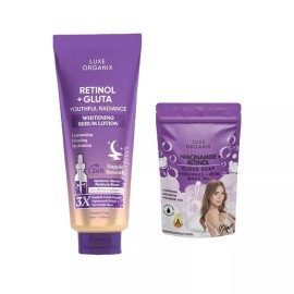 Luxe Organix Niacinamide + Retinol Cloud Soap 180g