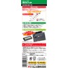 amon row of 3 flat LEDs 8000 Kelvin (3 bulbs),