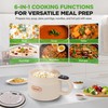 NutriChef 1.6 QT Portable Electric Rice Cooker & Lunch Maker