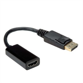 4K Display Port DP To HDMI Adapter Cable DP Display Port to HDMI Converter Male to Female For HDTV PC Computer Laptop Transfer Projector Gold Plated Cord Support 1080P 3D for Display Port Enabled