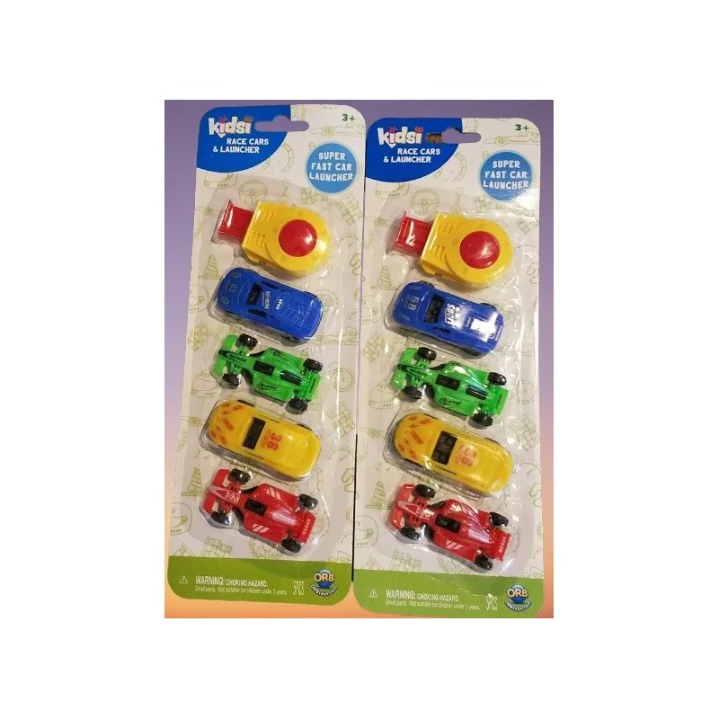 Orb Toys Kidsi Race Cars and Launcher