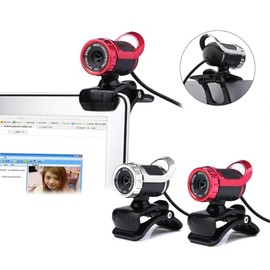 Cámara USB portátil para computadora de escritorio, cámara web de enfoque manual HD con micrófono incorporado, cámara web de video llamada Mini Plug and Play con clip, rotación de 360 ​​°(Plata)