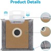Derborisen Box 10 Pack Dust Bags Replacement Vacuum Bags Suitable