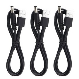 JLY (3 Set 3.94Ft) USB C Female to DC 5.5mm x 2.1mm Cable – Short 1FT Power Cord for Router, LED Strip, NAS – Braided Durable Design, 65W Smart PD Charging, Universal Barrel Plug Adapter