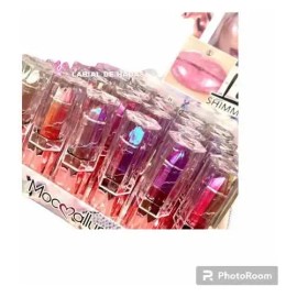 24 Labial Holográfico Labial De Hadas Mayoreo Larga Duración                                                                                          