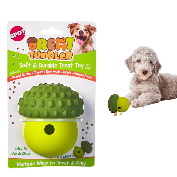 SPOT Treat Tumbler Broccoli – Freezable & Fillable Treat Dispensing