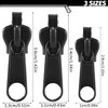 Pack of 12 Replacement Zip Sliders - Removable Zip Pull