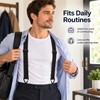 Hidden Suspenders for Men – 1.5-Inch Wide Y-Back Polyester Pants