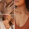 M MOOHAM Gold Necklaces for Women Trendy - Cute Letter