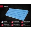 GK61 Mechanical Gaming Keyboard - 61 Keys Multi Color RGB